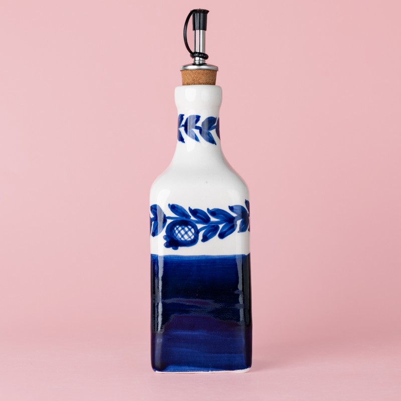 Olijfolie fles azul