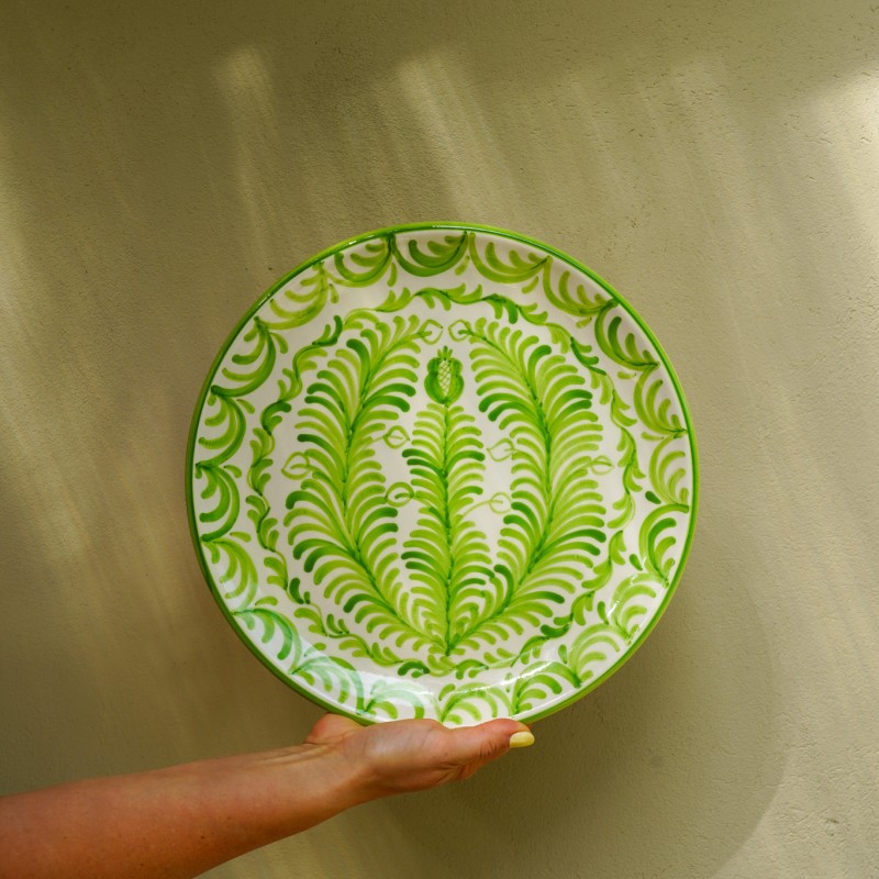 Diner bord 31 cm groen