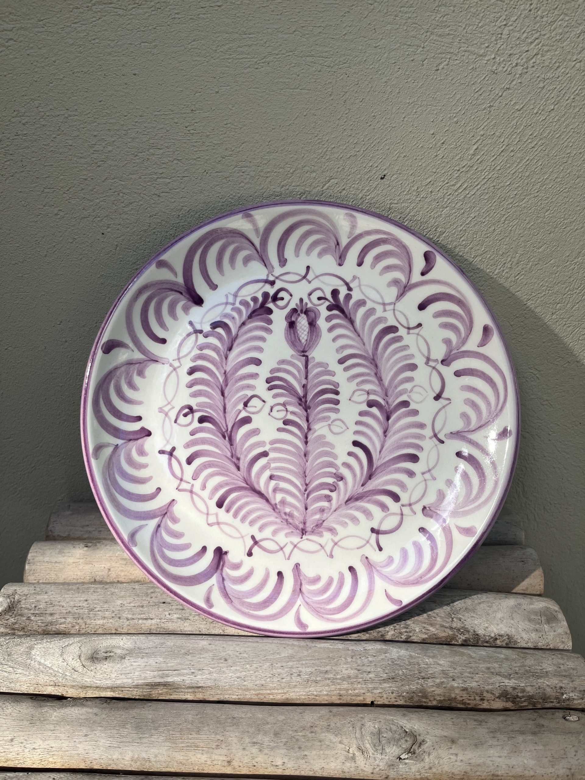 Diner bord 25 cm lila