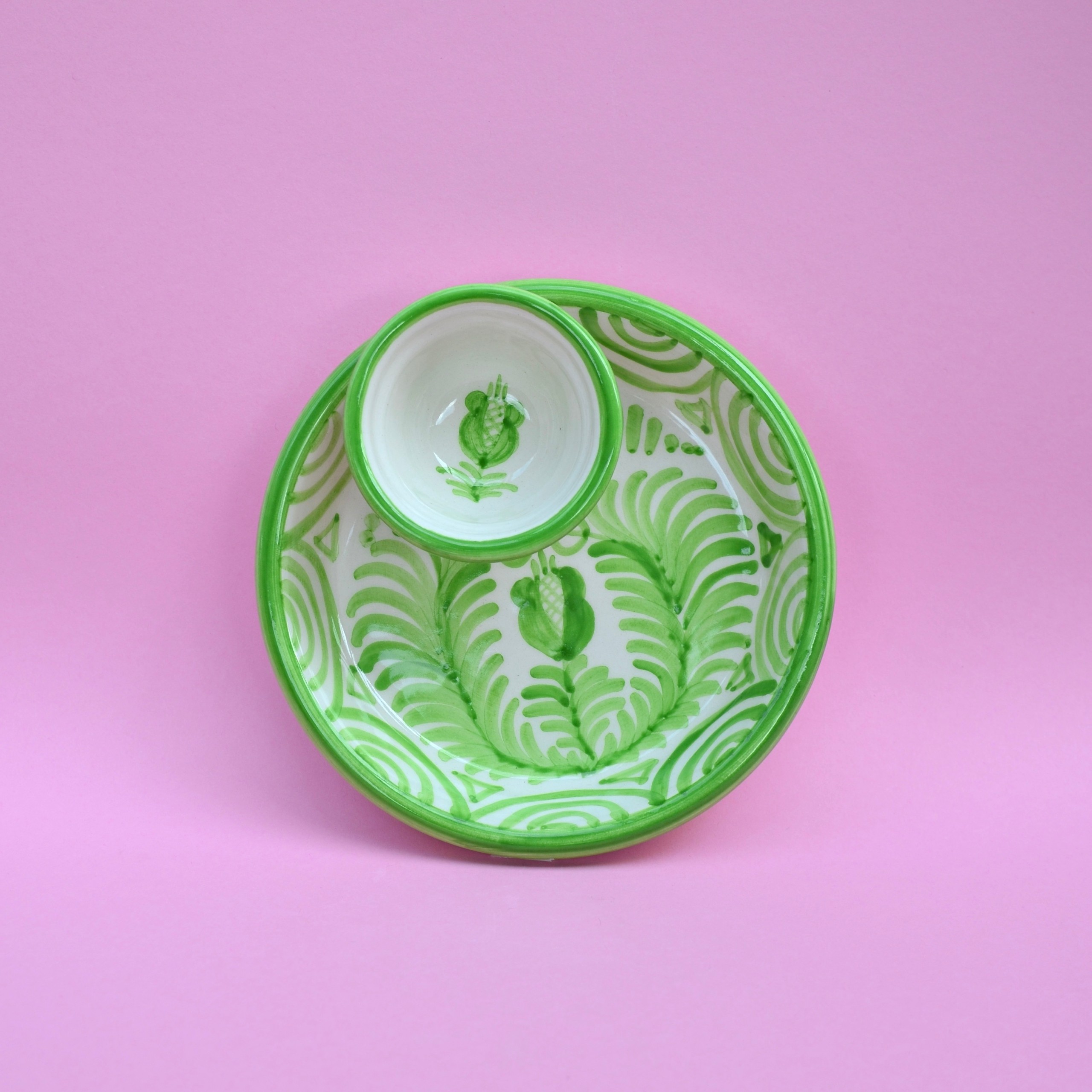 Tapas schaaltje groen 16cm - Afbeelding 2