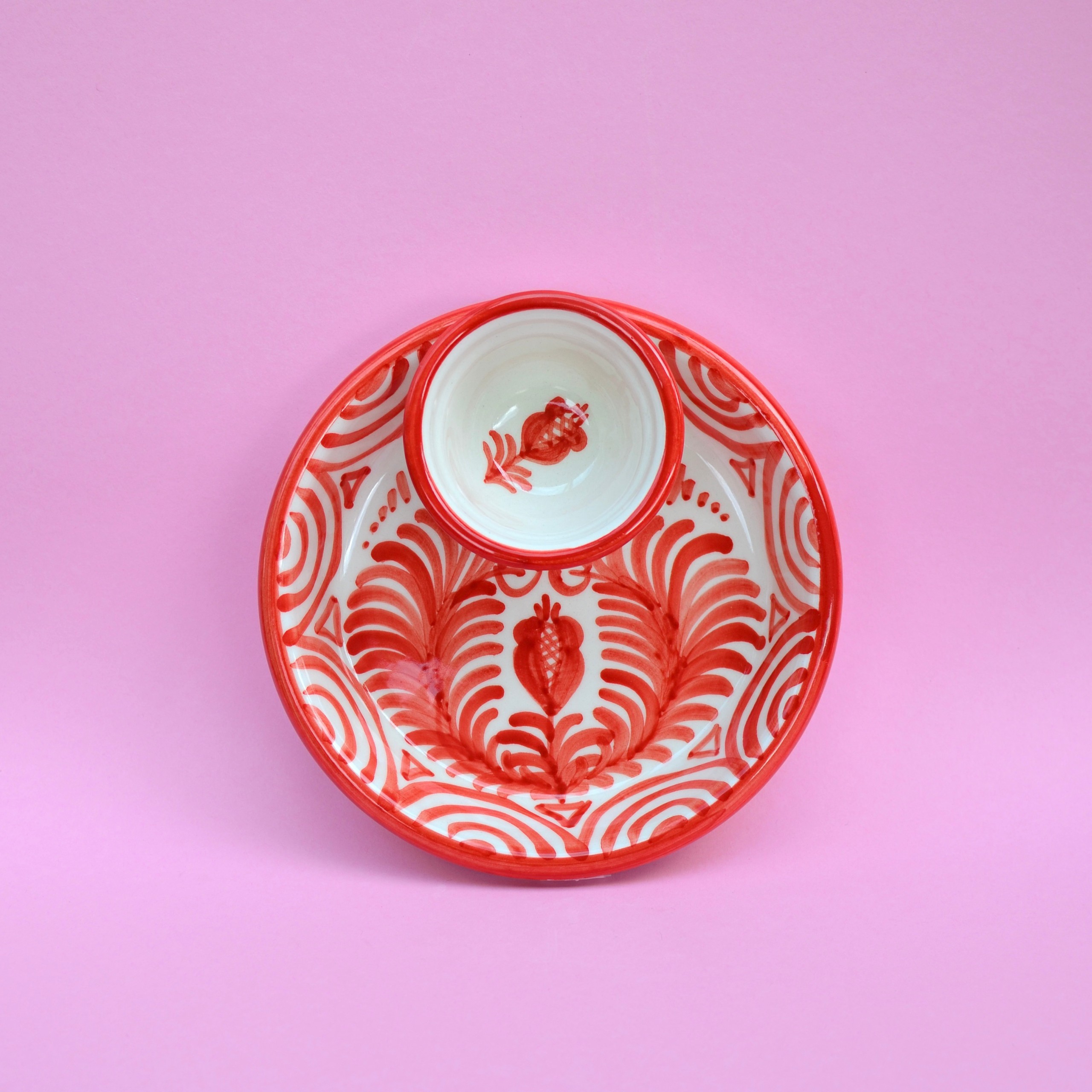Tapas schaaltje rood 16cm - Afbeelding 2