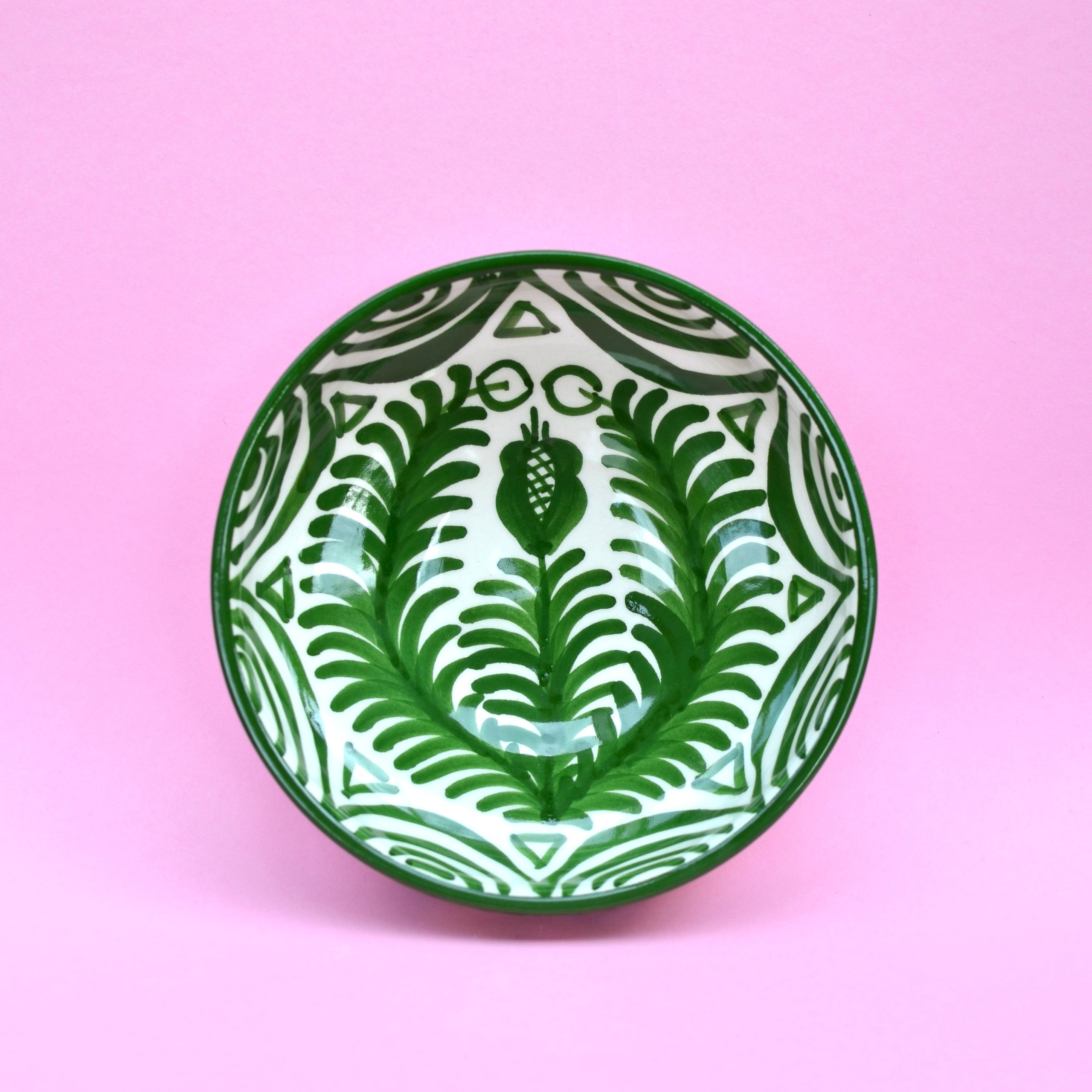 Bowl donker groen 15cm - Afbeelding 2