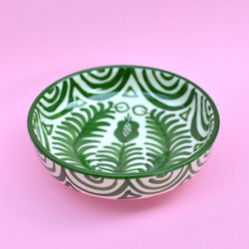 Bowl donker groen 15cm